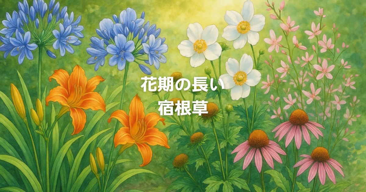 花期の長い宿根草